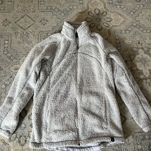 Life, Integrity, Earth zip up fleece